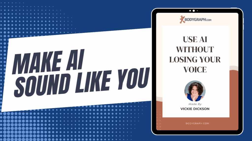 Free Worksheet: Make AI Sound Like You